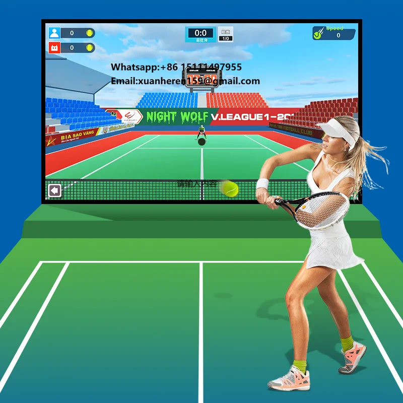 AR Football Tennis Sport Simulator Indoor Projection Game for Home School Mall Entertainment Steel Educational Home School Tool
AR Football Tennis Sport Simulator Indoor Projection Game for Home School Mall Entertainment Steel Educational Home School Tool