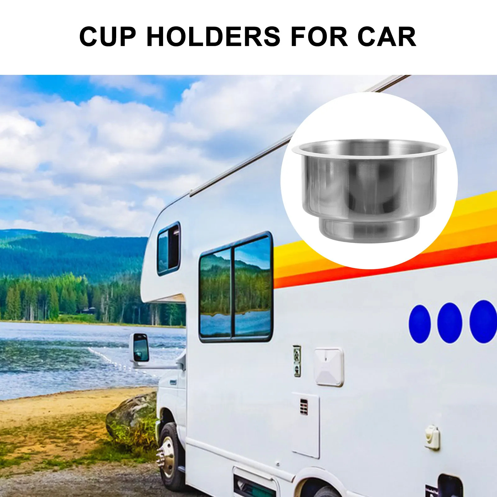 Rv Cup Holder Insert Alloy Recessed Design Secure Fit for Car Boat Sofa Mug Bottle Holder Universal Size Spill Proof Travel
Rv Cup Holder Insert Alloy Recessed Design Secure Fit for Car Boat Sofa Mug Bottle Holder Universal Size Spill Proof Travel