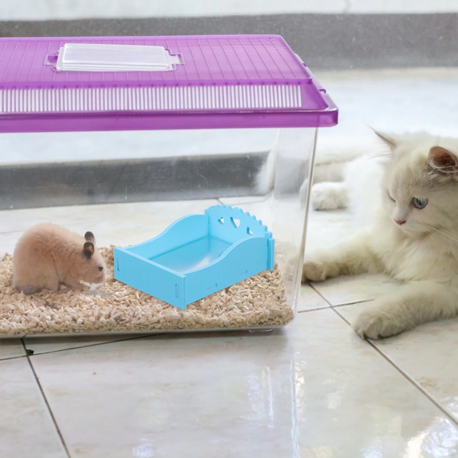 2Pcs Hamster Summer Cooling Bed Small Animal Sleeping Mat Portable Reusable PVC Cool Mat for Pets Relaxing Napping
2Pcs Hamster Summer Cooling Bed Small Animal Sleeping Mat Portable Reusable PVC Cool Mat for Pets Relaxing Napping