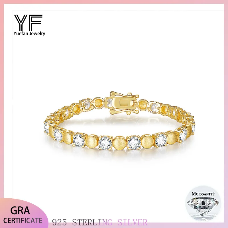 Позолоченный браслет из муассанита, женский браслет из стерлингового серебра 925 пробы, 5 мм, теннисный браслет, женские украшения, изысканный дизайн в стиле хип-хоп Femme
Позолоченный браслет из муассанита, женский браслет из стерлингового серебра 925 пробы, 5 мм, теннисный браслет, женские украшения, изысканный дизайн в стиле хип-хоп Femme