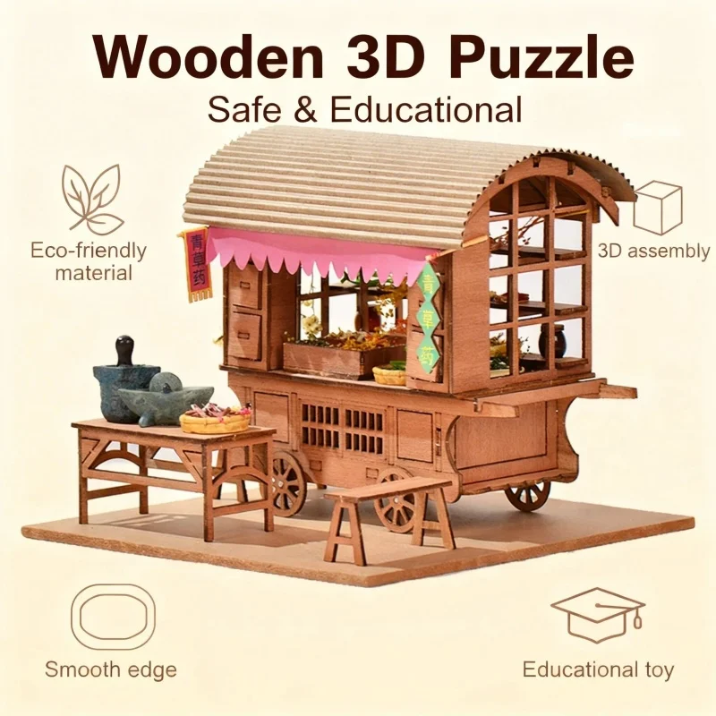 Деревянный 3D-конструктор OUZEY в китайском стиле: набор для самостоятельной сборки ручной работы для подростков — креативный декор для рабочего стола и подарочная коробка
Деревянный 3D-конструктор OUZEY в китайском стиле: набор для самостоятельной сборки ручной работы для подростков — креативный декор для рабочего стола и подарочная коробка