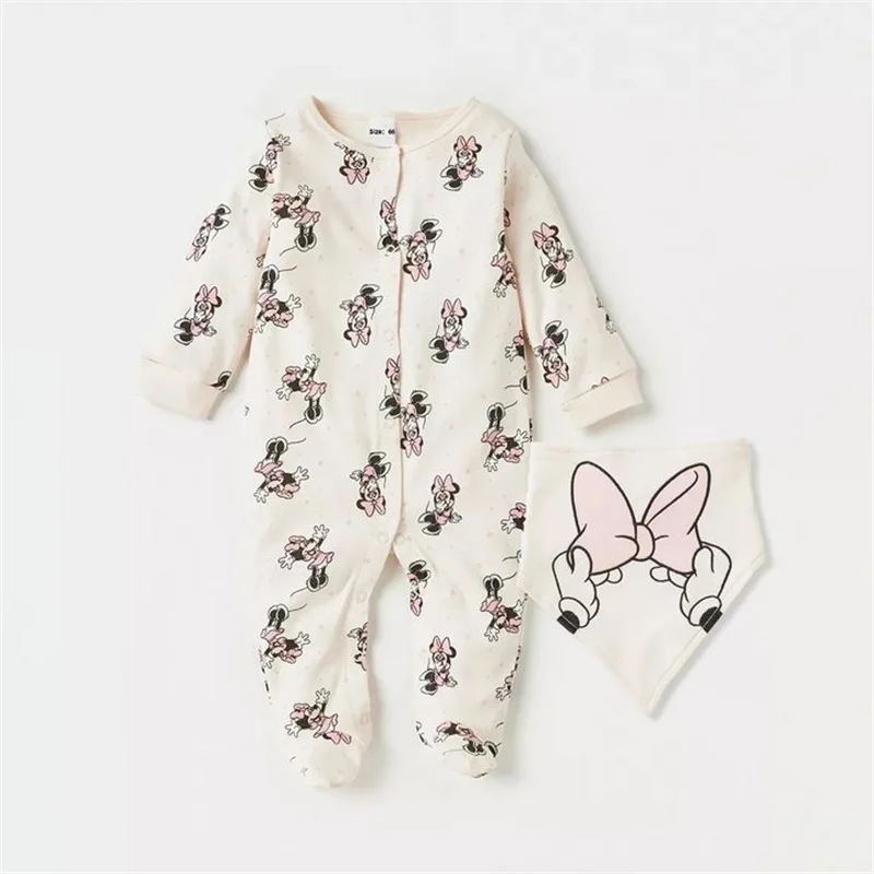 2 шт., одежда для новорожденных с принтом Минни Маус, хлопковые комбинезоны для младенцев с длинными рукавами и нагрудником, весенние комбинезоны для маленьких девочек
2 шт., одежда для новорожденных с принтом Минни Маус, хлопковые комбинезоны для младенцев с длинными рукавами и нагрудником, весенние комбинезоны для маленьких девочек