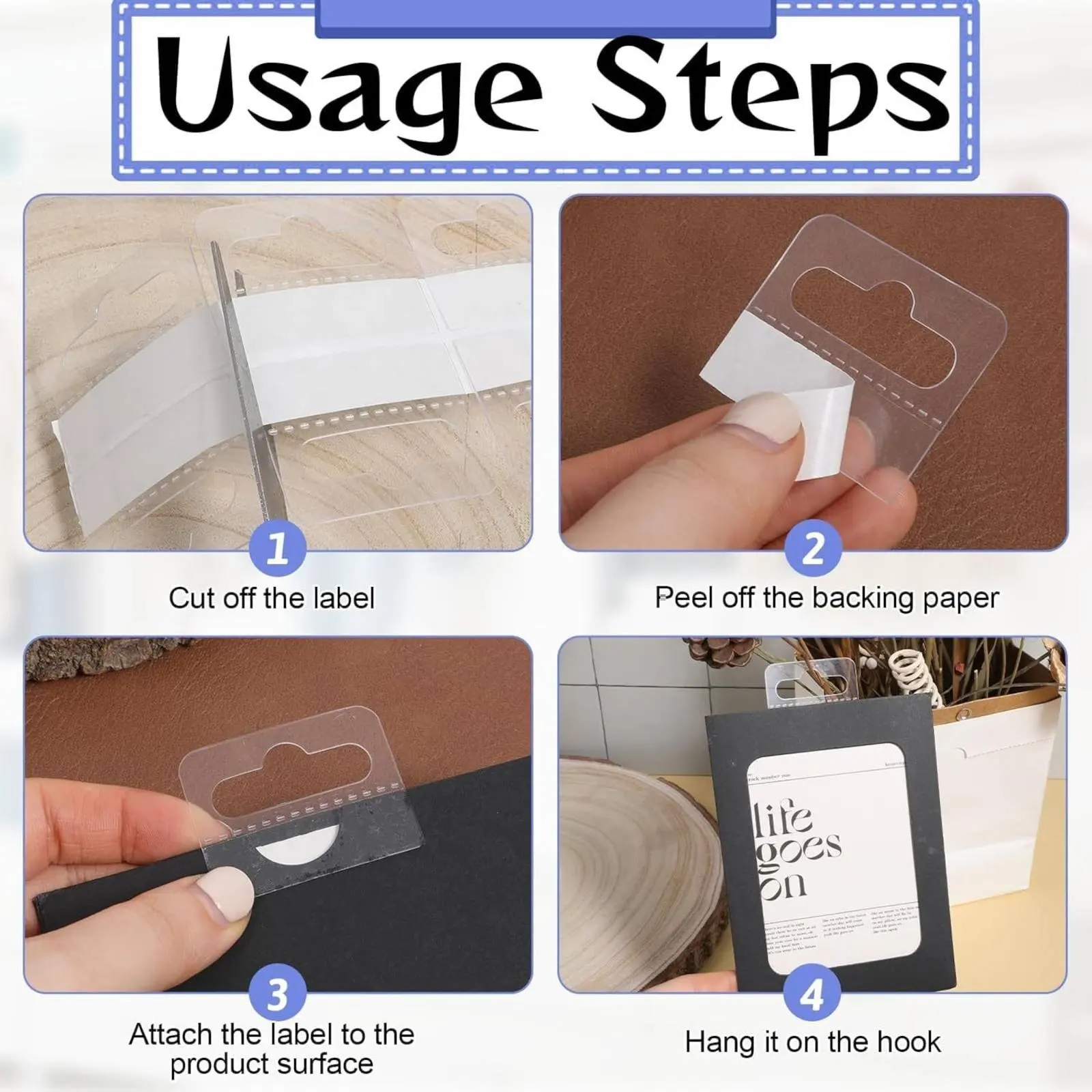 200 Pieces Auto-Adhesive-Adhesive Hang Tab No-Hole-without Residue Plastic Hanger Tab Adhesive Display Display Label Strong
200 Pieces Auto-Adhesive-Adhesive Hang Tab No-Hole-without Residue Plastic Hanger Tab Adhesive Display Display Label Strong