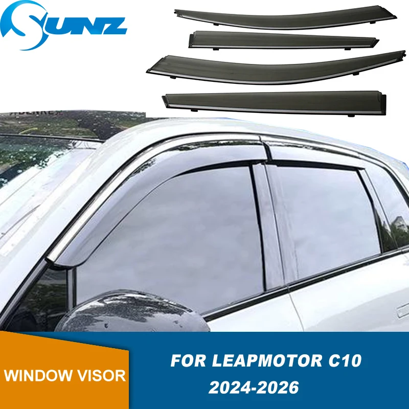 Car Side Window Deflectors For LEAPMOTOR C10 2024 2025 2026 Window Visor Vent Shades Sun Rain Guards Weathershileds
Car Side Window Deflectors For LEAPMOTOR C10 2024 2025 2026 Window Visor Vent Shades Sun Rain Guards Weathershileds