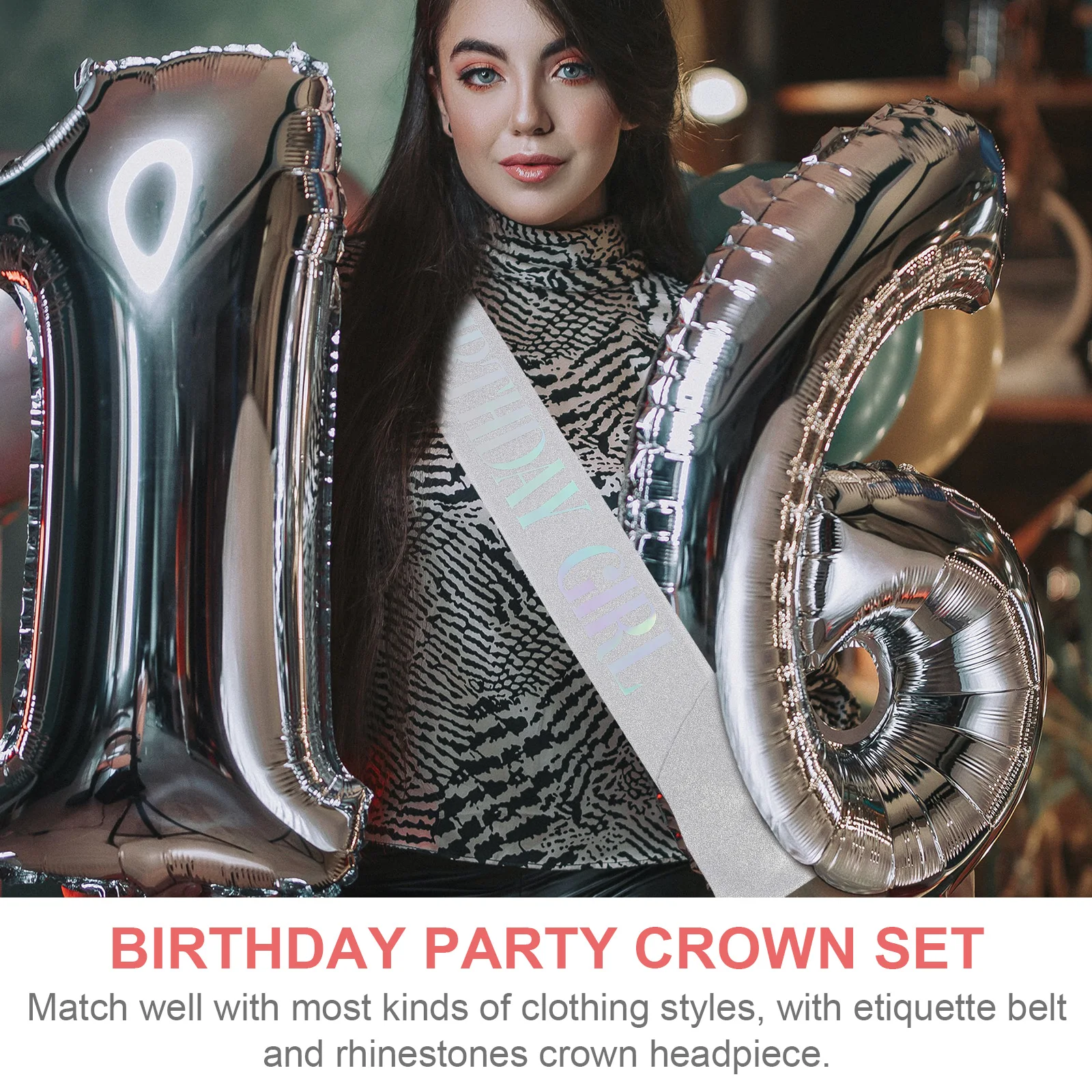 1Set Birthday Crown Headband Rhinestones Headpiece Party Etiquette Belt Girl Decor Birthday Party Crown Set Girl Etiquette Belt
1Set Birthday Crown Headband Rhinestones Headpiece Party Etiquette Belt Girl Decor Birthday Party Crown Set Girl Etiquette Belt