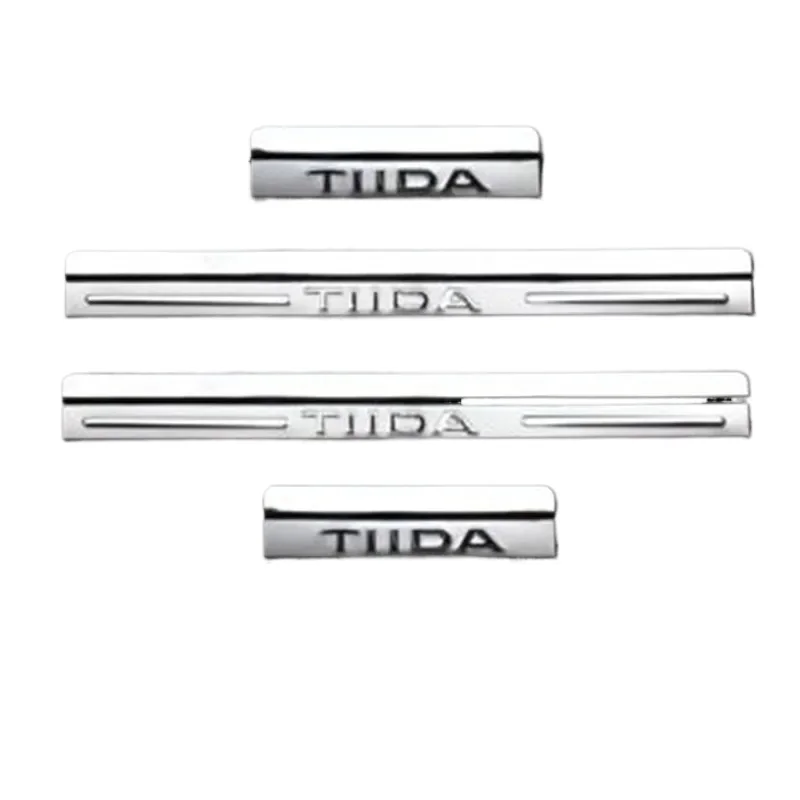 Car Styling Accessories Stainless Steel Door Sill Scuff Plate protector guard Welcome Pedal For Nissan TIIDA Versa 2010-2017
Car Styling Accessories Stainless Steel Door Sill Scuff Plate protector guard Welcome Pedal For Nissan TIIDA Versa 2010-2017