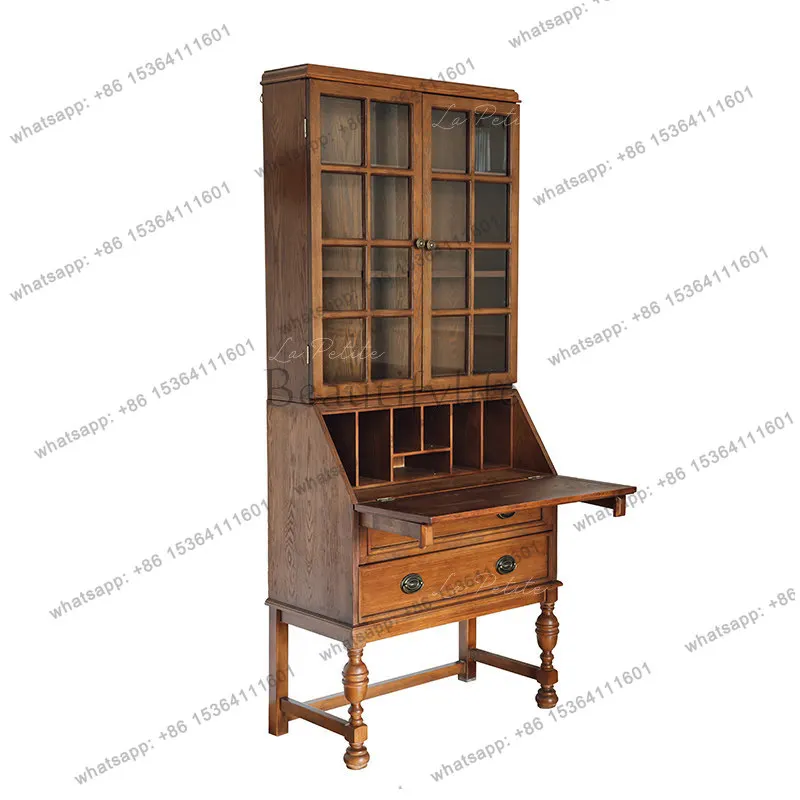 Medieval dining side cabinet storage dresser secretary cabinet small apartment retro style
Medieval dining side cabinet storage dresser secretary cabinet small apartment retro style