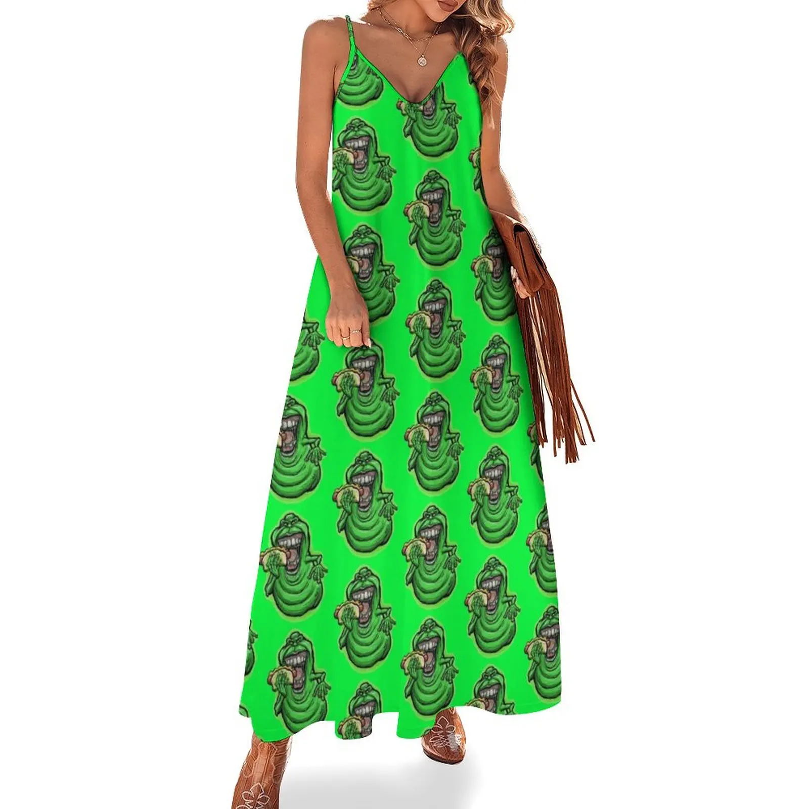Slimer from Ghostbusters Sleeveless Dress Elegant gowns cocktail dresses loose summer dress summer dress woman 2025 trendy
Slimer from Ghostbusters Sleeveless Dress Elegant gowns cocktail dresses loose summer dress summer dress woman 2025 trendy