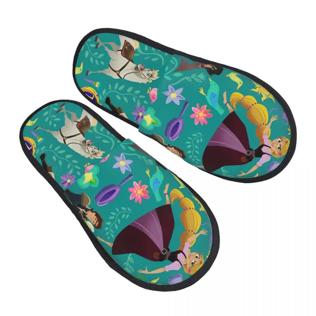 Custom Tangled Soft Scuff Memory Foam Slippers Women Priness Cartoon Bedroom House Shoes
Custom Tangled Soft Scuff Memory Foam Slippers Women Priness Cartoon Bedroom House Shoes