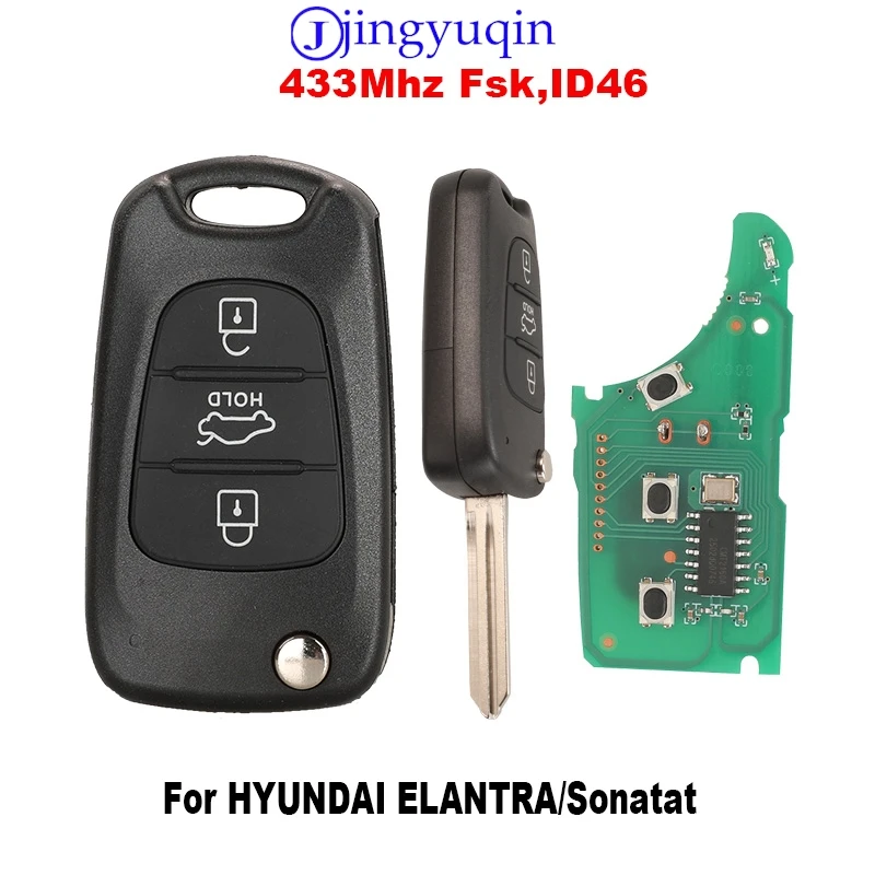 Jingyuqin дистанционный ключ от машины для Hyundai Elantra Sonata 433 МГц ID46 чип управления флидом складной ключ
Jingyuqin дистанционный ключ от машины для Hyundai Elantra Sonata 433 МГц ID46 чип управления флидом складной ключ