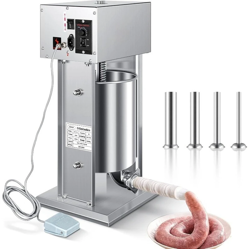 Vertical Electric Stuffer 9 Adjustable Speed Stainless Steel Heavy Duty Sausage Filler Meat Stuf
Vertical Electric Stuffer 9 Adjustable Speed Stainless Steel Heavy Duty Sausage Filler Meat Stuf