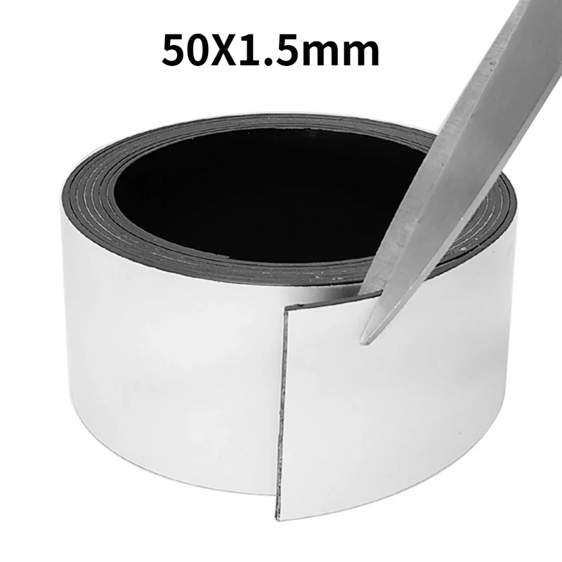 2 метра 50х1. 5, 40x1,5 мм, сильная клейкая мягкая магнитная лента, гибкий магнит для DIY холодильника, офиса
2 метра 50х1. 5, 40x1,5 мм, сильная клейкая мягкая магнитная лента, гибкий магнит для DIY холодильника, офиса