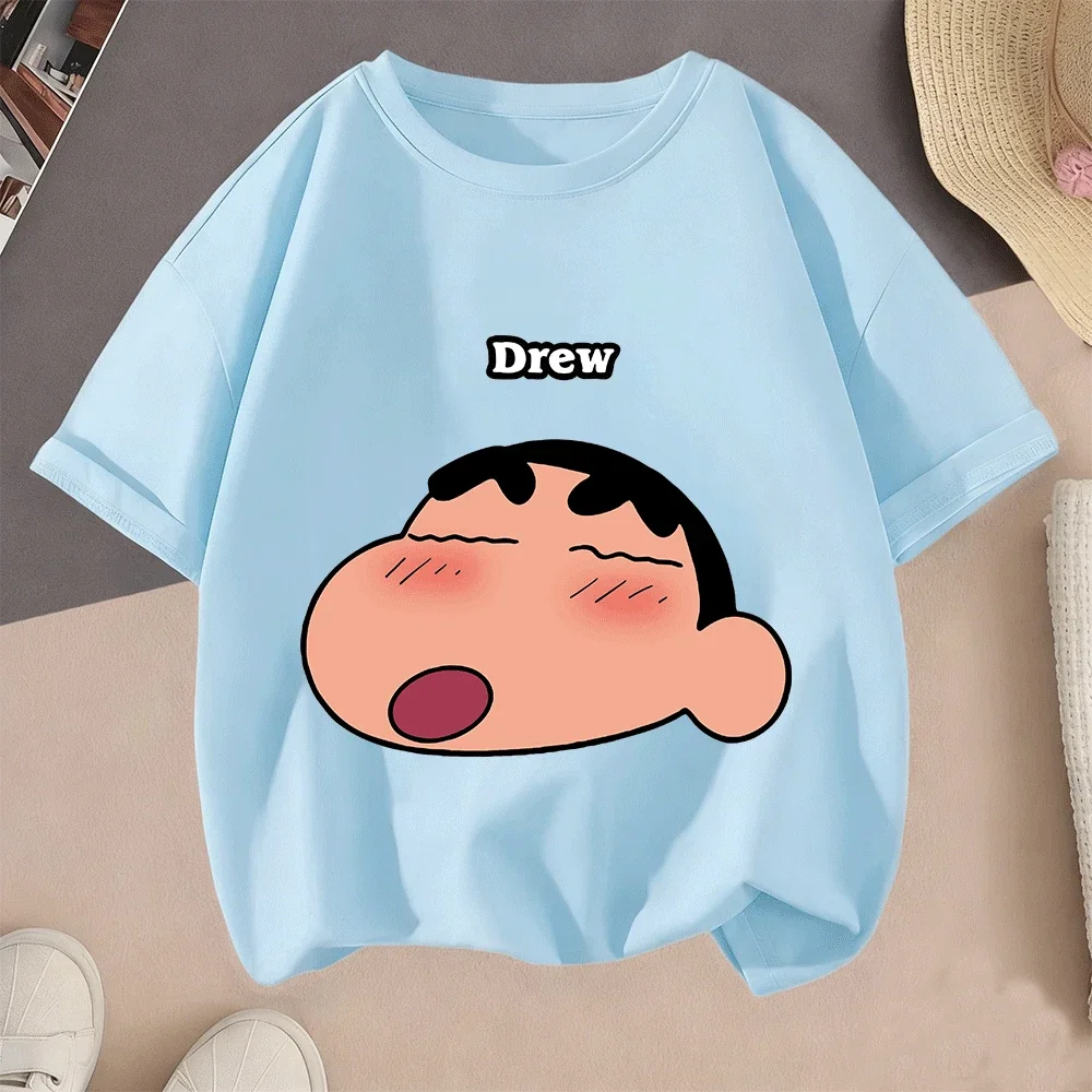 2026 Hot Sale Casual Fashion Crayon Shinchan Cartoon Short Sleeve Print Summer Daily Wear For Boys Girls Teenager
2026 Hot Sale Casual Fashion Crayon Shinchan Cartoon Short Sleeve Print Summer Daily Wear For Boys Girls Teenager