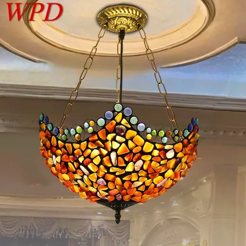 WPD Тиффани Подвесной Светильник Светодиодный Ретро Творчество Гостиная Ресторан Спальня Вилла Отель Коридор Цветное Стекло Люстра
WPD Тиффани Подвесной Светильник Светодиодный Ретро Творчество Гостиная Ресторан Спальня Вилла Отель Коридор Цветное Стекло Люстра