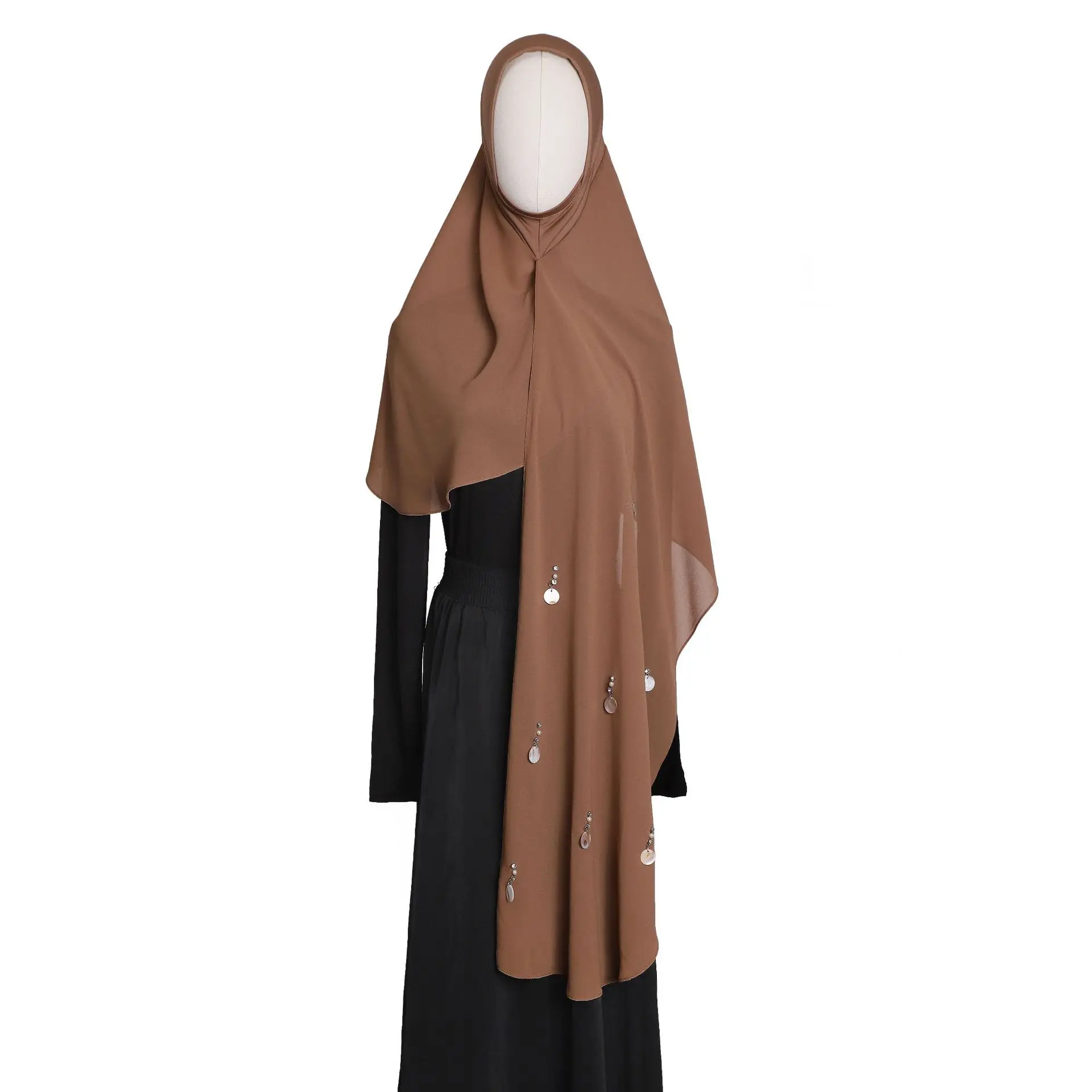Ramadan Amira Instant Scarf Muslim Hijab Women Islam Prayer Hijabs Chiffon Pre-tied Headscarf Turban Eid Head Wrap Pull On Hat
Ramadan Amira Instant Scarf Muslim Hijab Women Islam Prayer Hijabs Chiffon Pre-tied Headscarf Turban Eid Head Wrap Pull On Hat