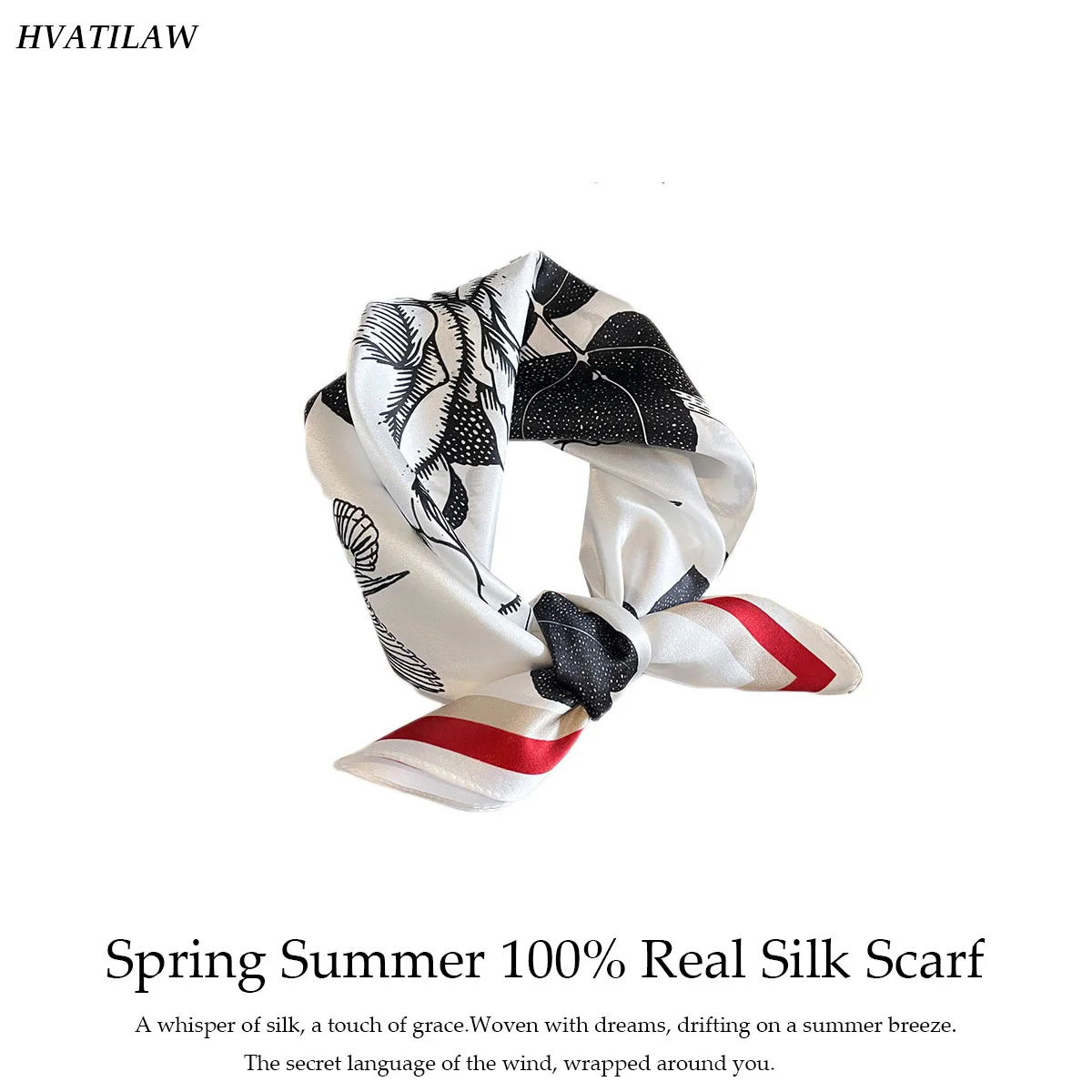 2026 New Women's 100% Real Silk Square Scarf 53cm Summer Design Hair Headwear Versatile Neck Scarves Neckerchief Echarpes Stoles
2026 New Women's 100% Real Silk Square Scarf 53cm Summer Design Hair Headwear Versatile Neck Scarves Neckerchief Echarpes Stoles