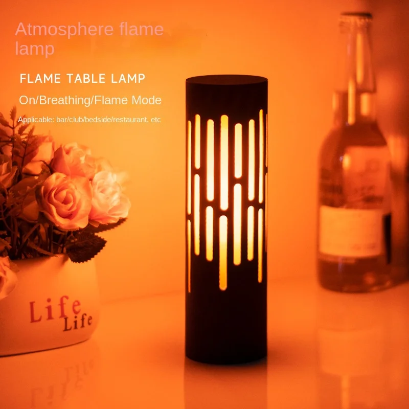 LED rechargeable bar desk lamp, personalized retro restaurant KTV desktop lamp, atmosphere lamp, flame night light
LED rechargeable bar desk lamp, personalized retro restaurant KTV desktop lamp, atmosphere lamp, flame night light