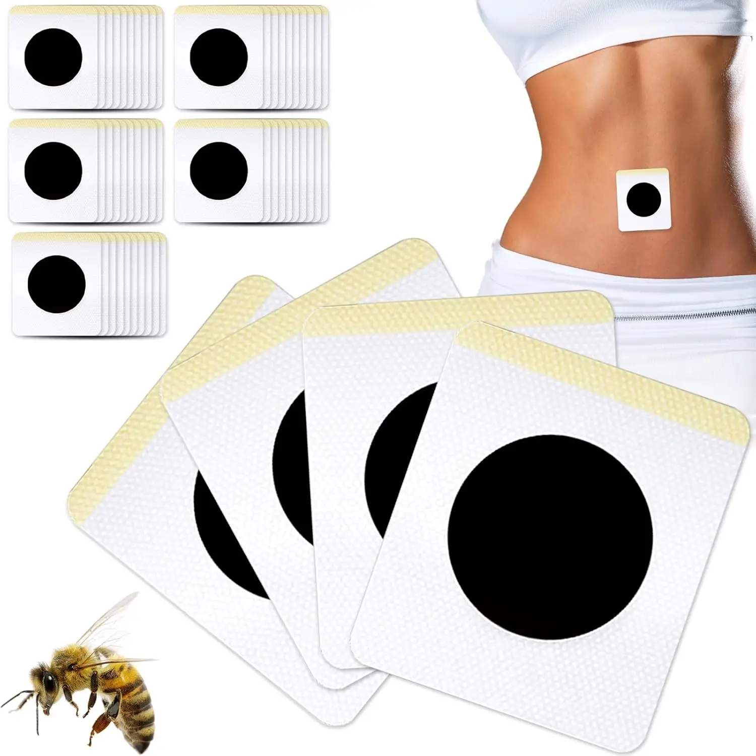 Bee Venom Lymphatic Drainage Slimming Patch 10 Count Venom Patch Lymphatic Drainage Suitable for Weight Los Fitness fat Burning
Bee Venom Lymphatic Drainage Slimming Patch 10 Count Venom Patch Lymphatic Drainage Suitable for Weight Los Fitness fat Burning