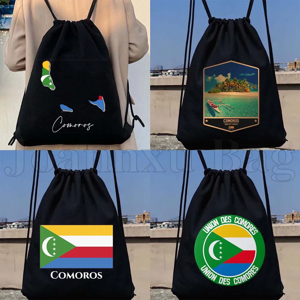 Comoros Country Flag Map Comorians Gifts Durable Canvas Drawstring Bag Soccer Backpack Workout Yoga Sackpack Cotton String Bag
Comoros Country Flag Map Comorians Gifts Durable Canvas Drawstring Bag Soccer Backpack Workout Yoga Sackpack Cotton String Bag