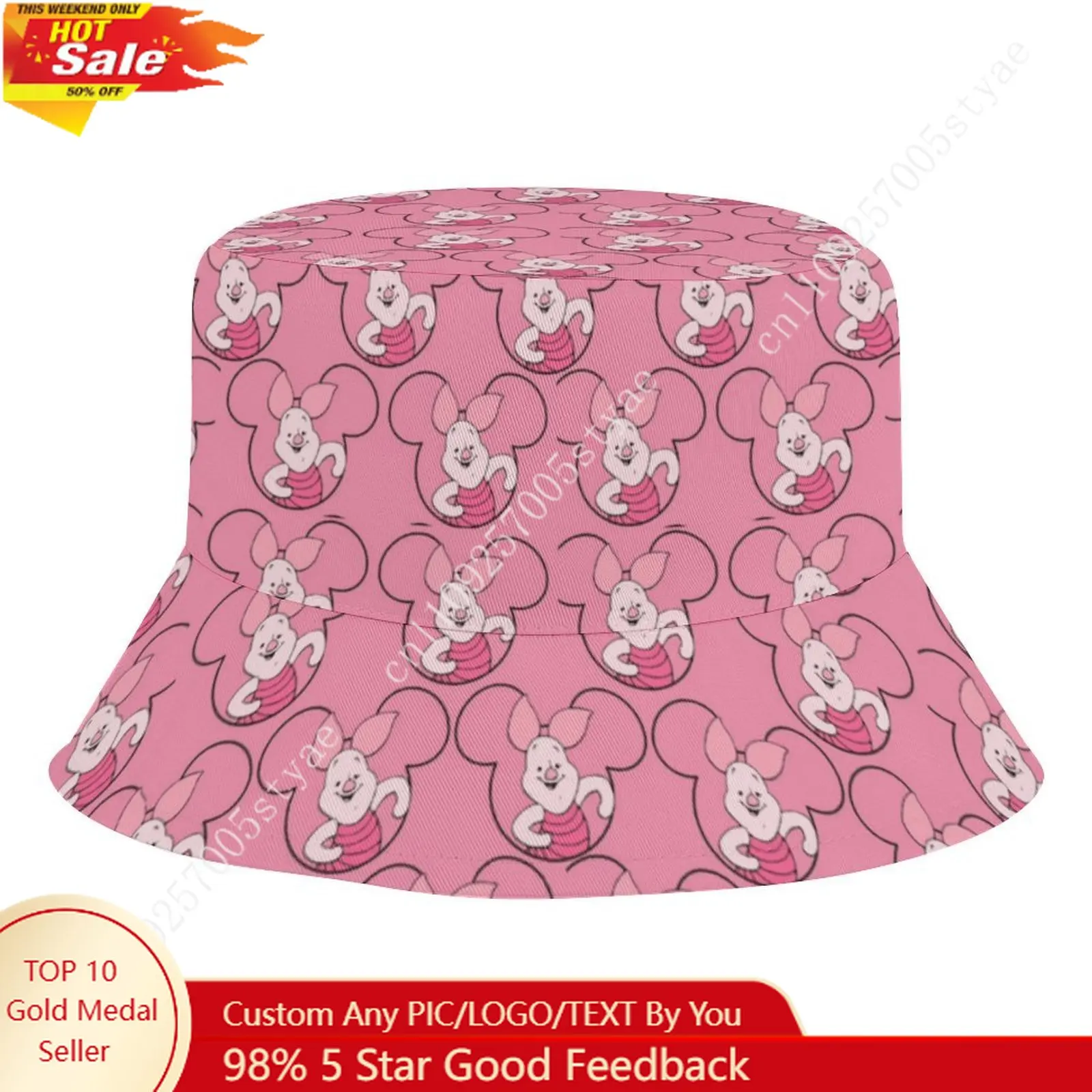 Детская панама с изображением поросенка из мультфильма Дисней, милый дизайн, возможность нанесения собственного изображения/логотипа, подарок на праздники, защита от солнца
Детская панама с изображением поросенка из мультфильма Дисней, милый дизайн, возможность нанесения собственного изображения/логотипа, подарок на праздники, защита от солнца