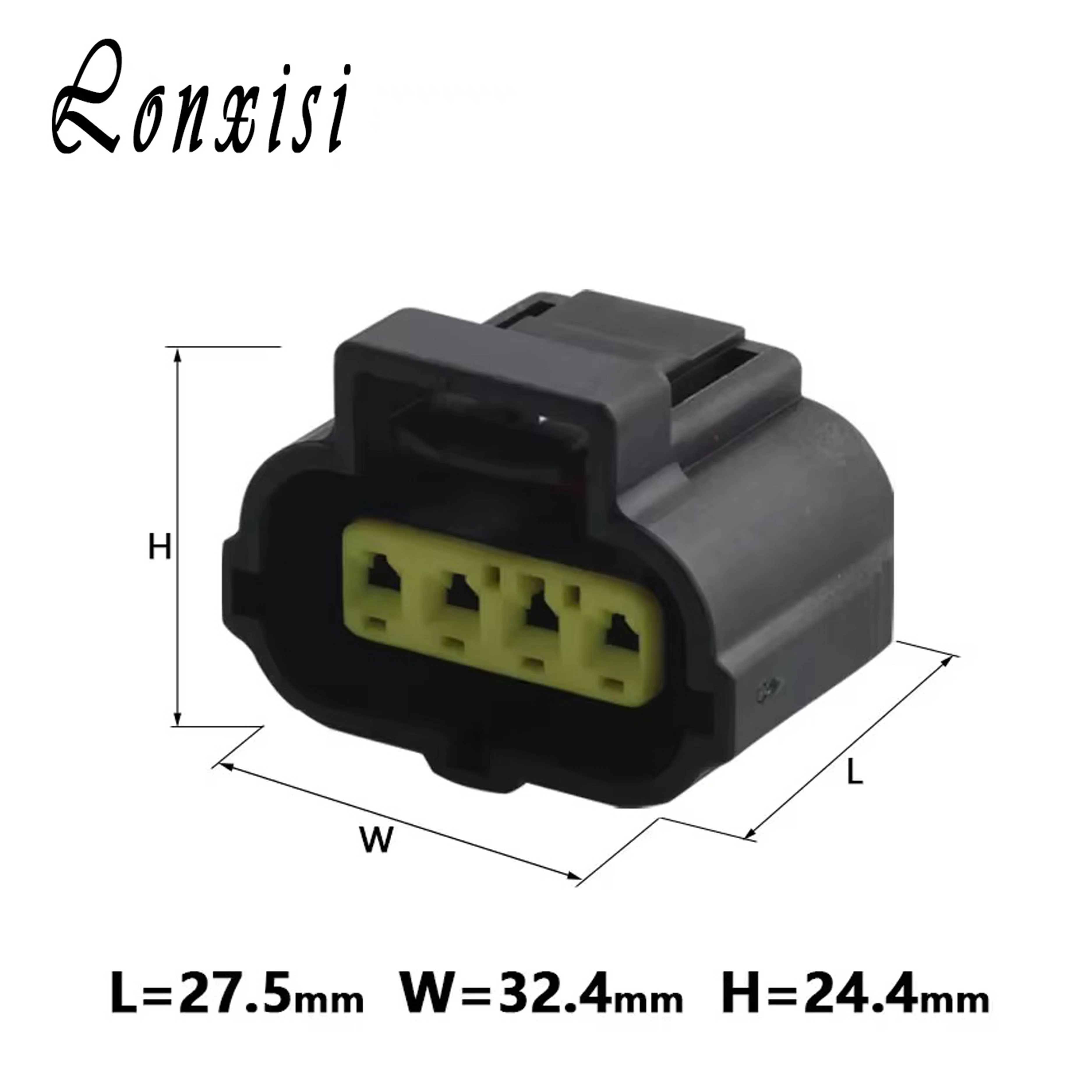 1/5/10/20/50Sets 4 Pin Automotive Waterproof Electrical Black Female Connector For AMP/TYCO 90980-10711/184046-1/DJ70417Y-1.8-21
1/5/10/20/50Sets 4 Pin Automotive Waterproof Electrical Black Female Connector For AMP/TYCO 90980-10711/184046-1/DJ70417Y-1.8-21