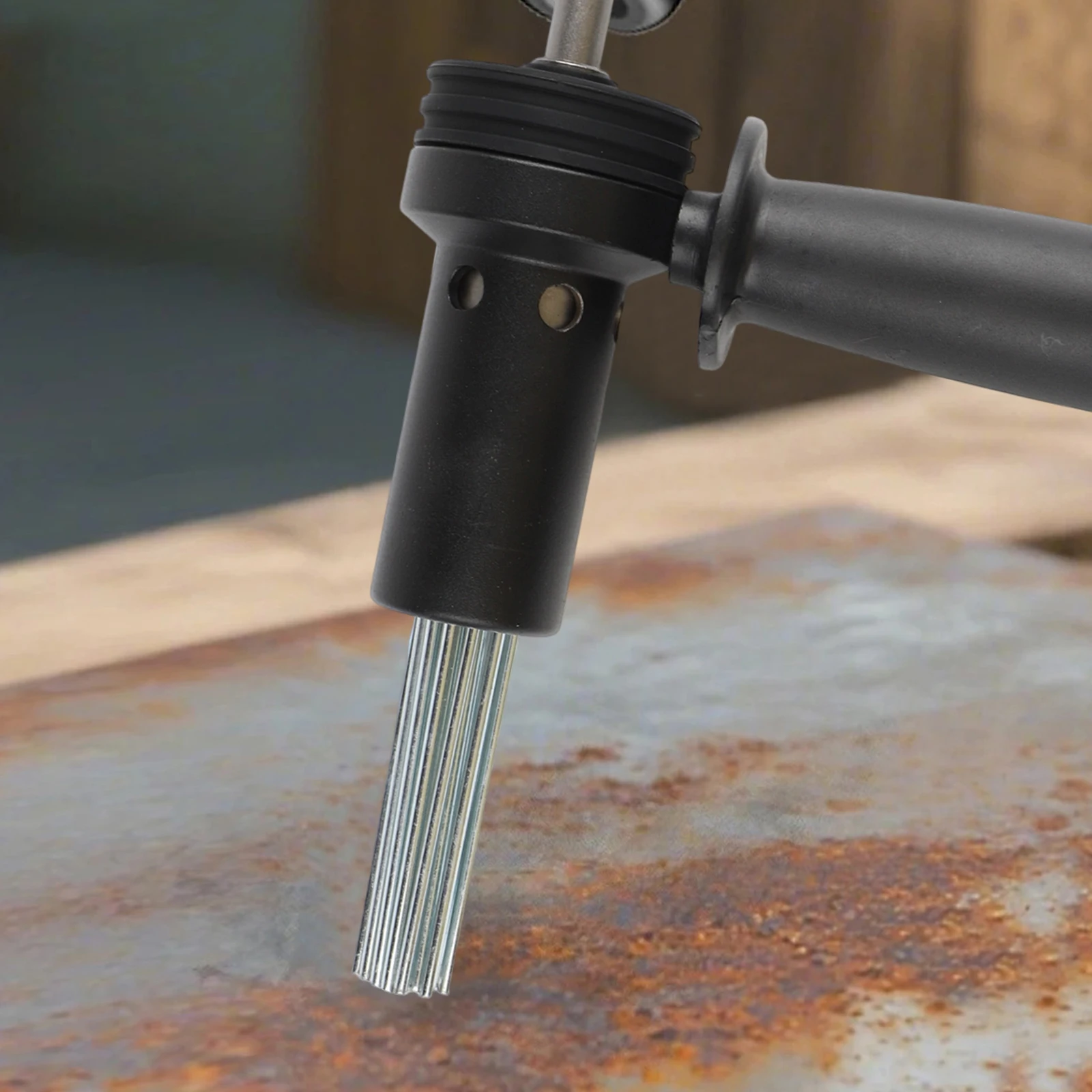 Hardened Steel Needle Scaler Adapter SDS Shank for Electric Hammer Use in Rust Removal Concrete and Masonry Drilling
Hardened Steel Needle Scaler Adapter SDS Shank for Electric Hammer Use in Rust Removal Concrete and Masonry Drilling