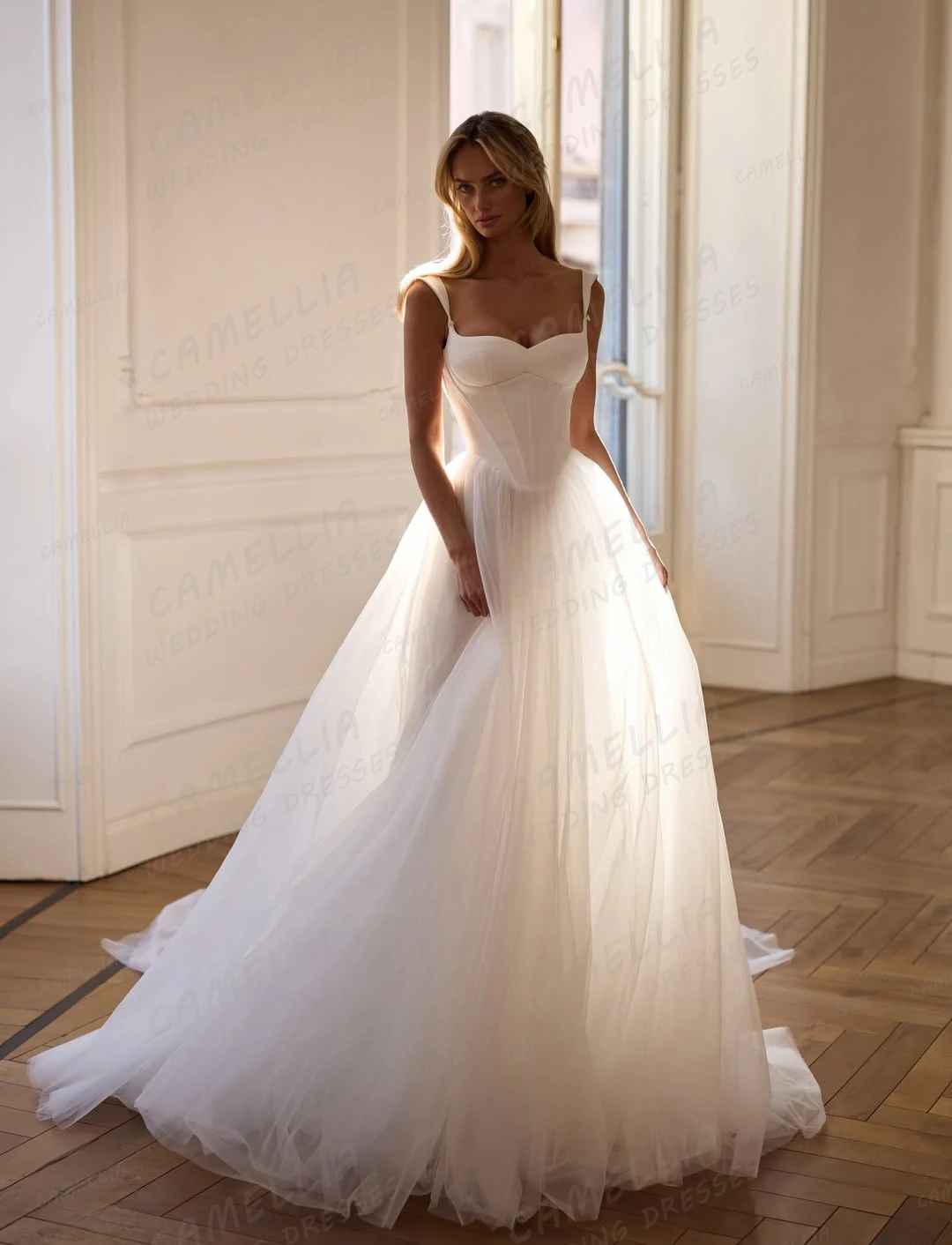 Simple Sweetheart Wedding Dresses A Line Women's Sleeveless Sexy Lace Up Bridal Gowns Formal Vestidos De Novia Customized Fluffy
Simple Sweetheart Wedding Dresses A Line Women's Sleeveless Sexy Lace Up Bridal Gowns Formal Vestidos De Novia Customized Fluffy