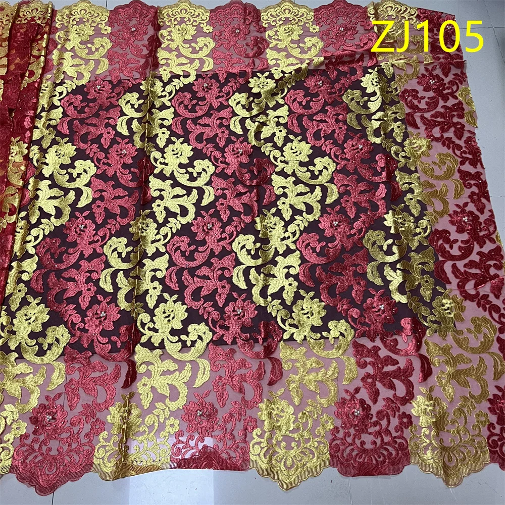2026 African Nigerian Latest High Quality With Tulle Sewing Lace Fabric Guipure Embroidery Dresses Sequins Beads 5Yards ZJ129
2026 African Nigerian Latest High Quality With Tulle Sewing Lace Fabric Guipure Embroidery Dresses Sequins Beads 5Yards ZJ129