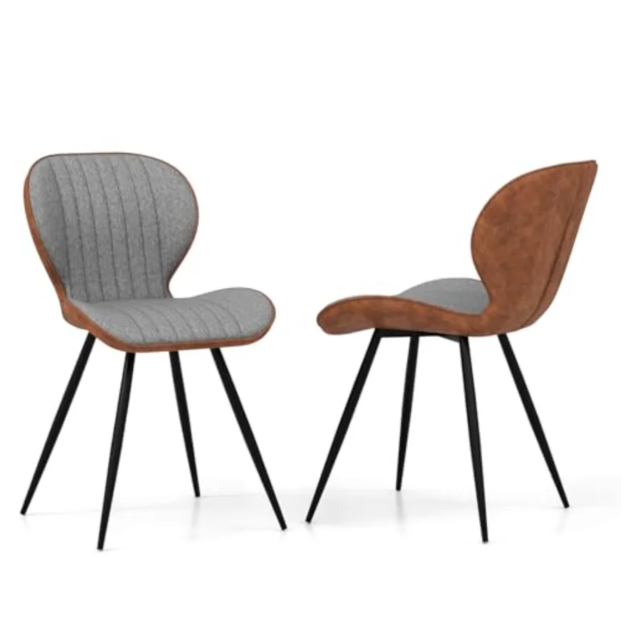 Upholstered Dining Chairs Set of, Modern Accent Chairs w/Curved Backrest, U-Shaped Seat and Non-Slip Feet Pad, Armless Leisure
Upholstered Dining Chairs Set of, Modern Accent Chairs w/Curved Backrest, U-Shaped Seat and Non-Slip Feet Pad, Armless Leisure