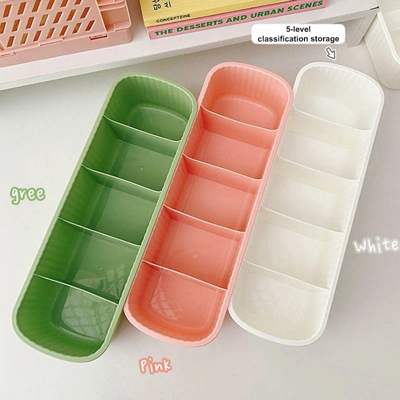 5 Grids Socks Storage Box Household Drawer Wardrobe Compartment Storage And Organization Box Stockings And Underwear Storage Box
5 Grids Socks Storage Box Household Drawer Wardrobe Compartment Storage And Organization Box Stockings And Underwear Storage Box