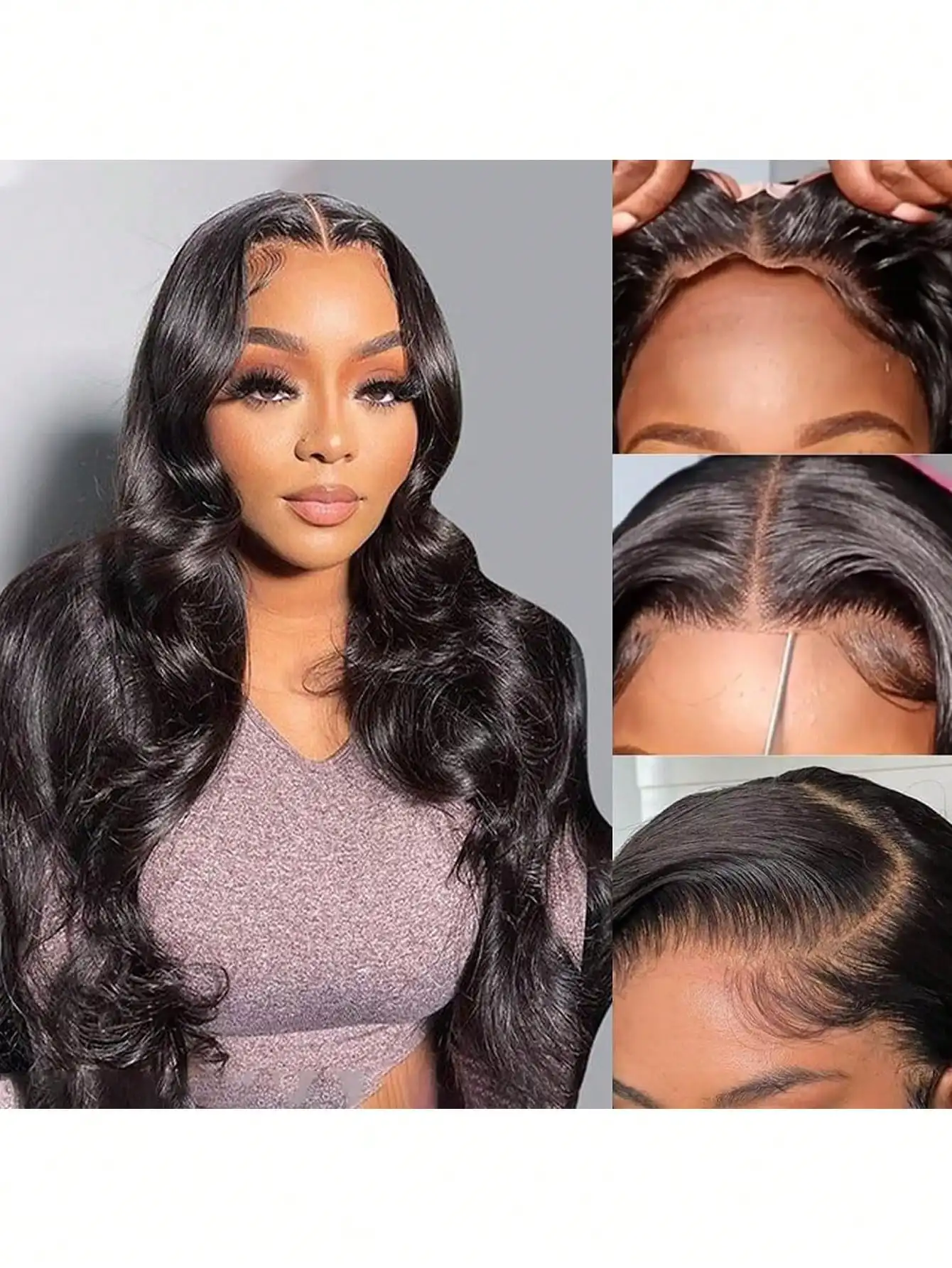 Body Wave Lace Wigs Human Hair Pre Plucked 220 Density 4x4 Lace Wigs with Baby Hair Natural Hairline Gluesless Human Hair Wigs
Body Wave Lace Wigs Human Hair Pre Plucked 220 Density 4x4 Lace Wigs with Baby Hair Natural Hairline Gluesless Human Hair Wigs