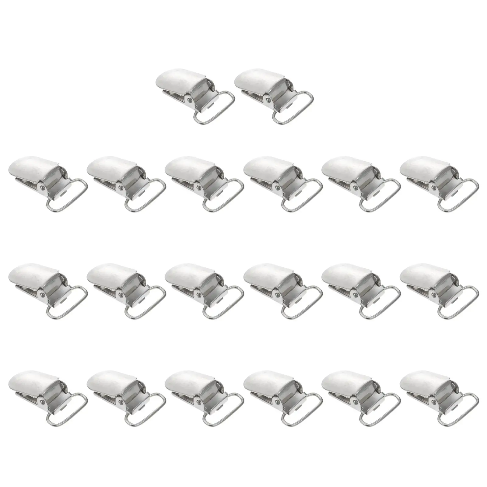 20 Pcs Buckle Strap Clip Suspend Bibs Pacifier Suspender Clips for Holder Suspenders Pacifiers Metal Man
20 Pcs Buckle Strap Clip Suspend Bibs Pacifier Suspender Clips for Holder Suspenders Pacifiers Metal Man
