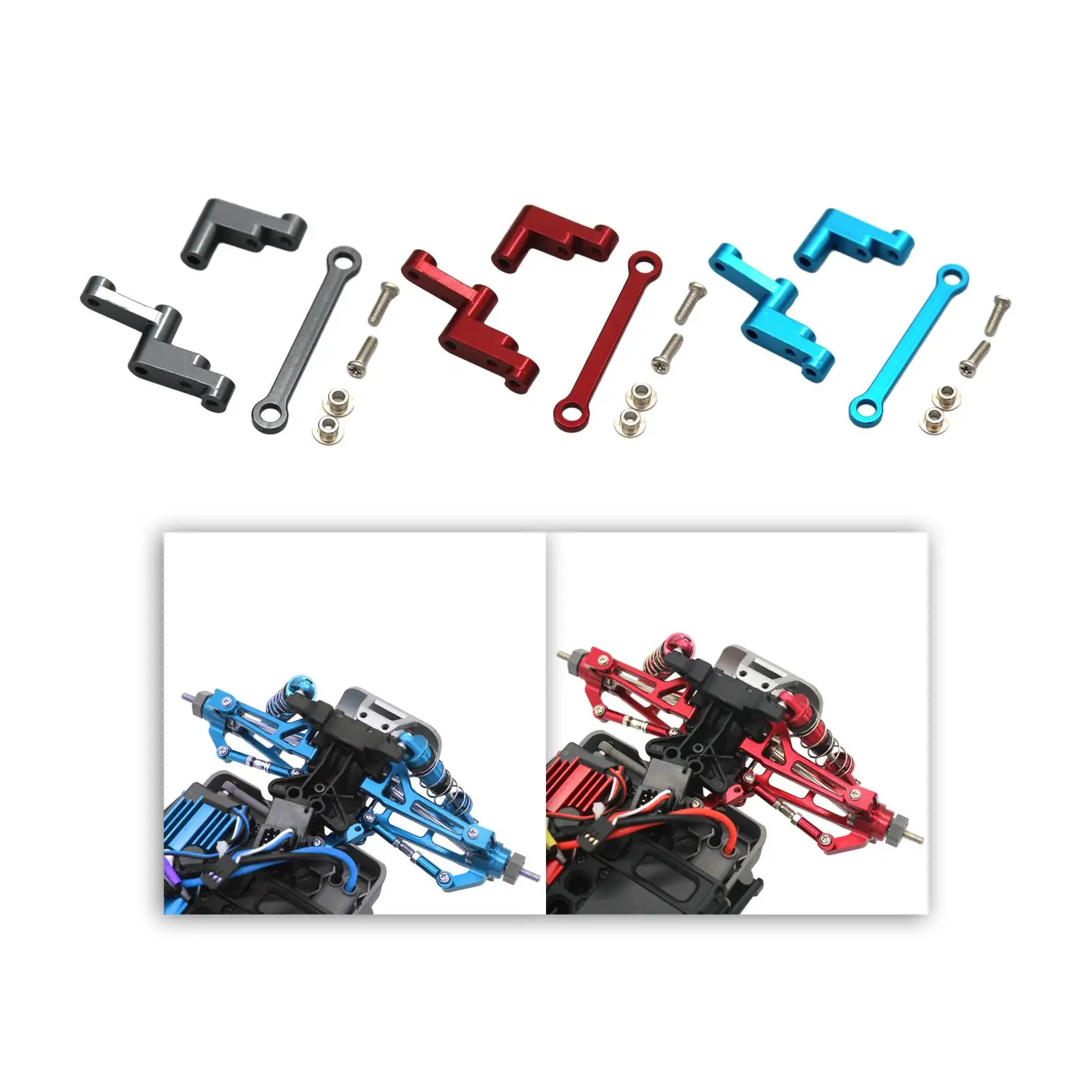 Metal Steering Bellcranks RC Car Accessory Parts for 1 16 Model Car Improvement and Repair
Metal Steering Bellcranks RC Car Accessory Parts for 1 16 Model Car Improvement and Repair