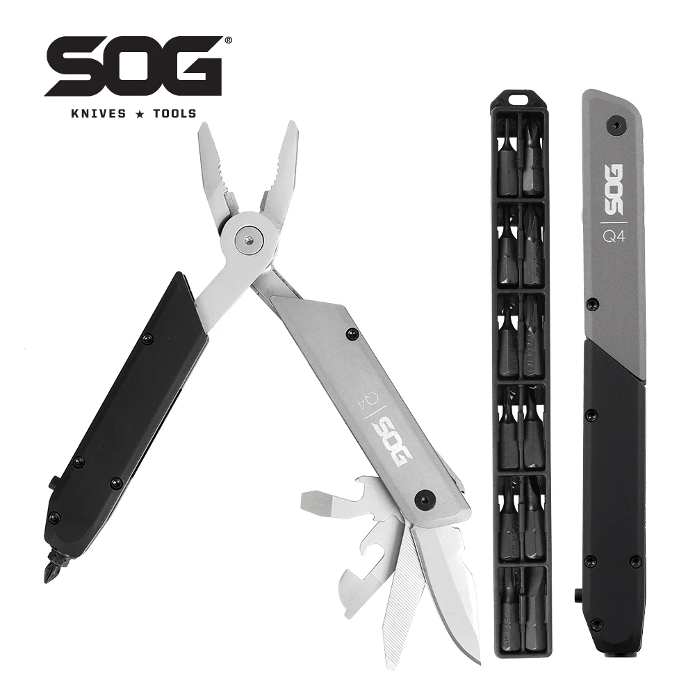 SOG 22 in 1 Multitool Pen with Hex Driver Set Portable EDC Bike Multi Tools Kit with Pliers, Sheath, Screwdriver Set w/ 12 Bits
SOG 22 in 1 Multitool Pen with Hex Driver Set Portable EDC Bike Multi Tools Kit with Pliers, Sheath, Screwdriver Set w/ 12 Bits