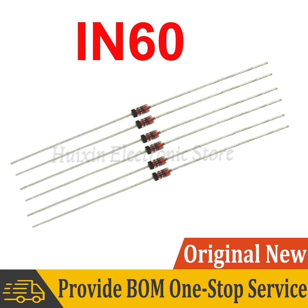 50pcs 1N60 1N60P DO-35 Schottky Germanium Diode TV Radio FM Detection New and Original IC Chipset
50pcs 1N60 1N60P DO-35 Schottky Germanium Diode TV Radio FM Detection New and Original IC Chipset
