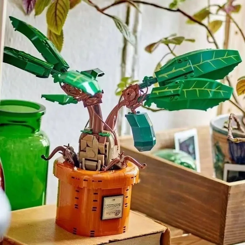 festival gift Movie compatible with 76433 series for Mandrake plant building block model office building block home decoration
festival gift Movie compatible with 76433 series for Mandrake plant building block model office building block home decoration