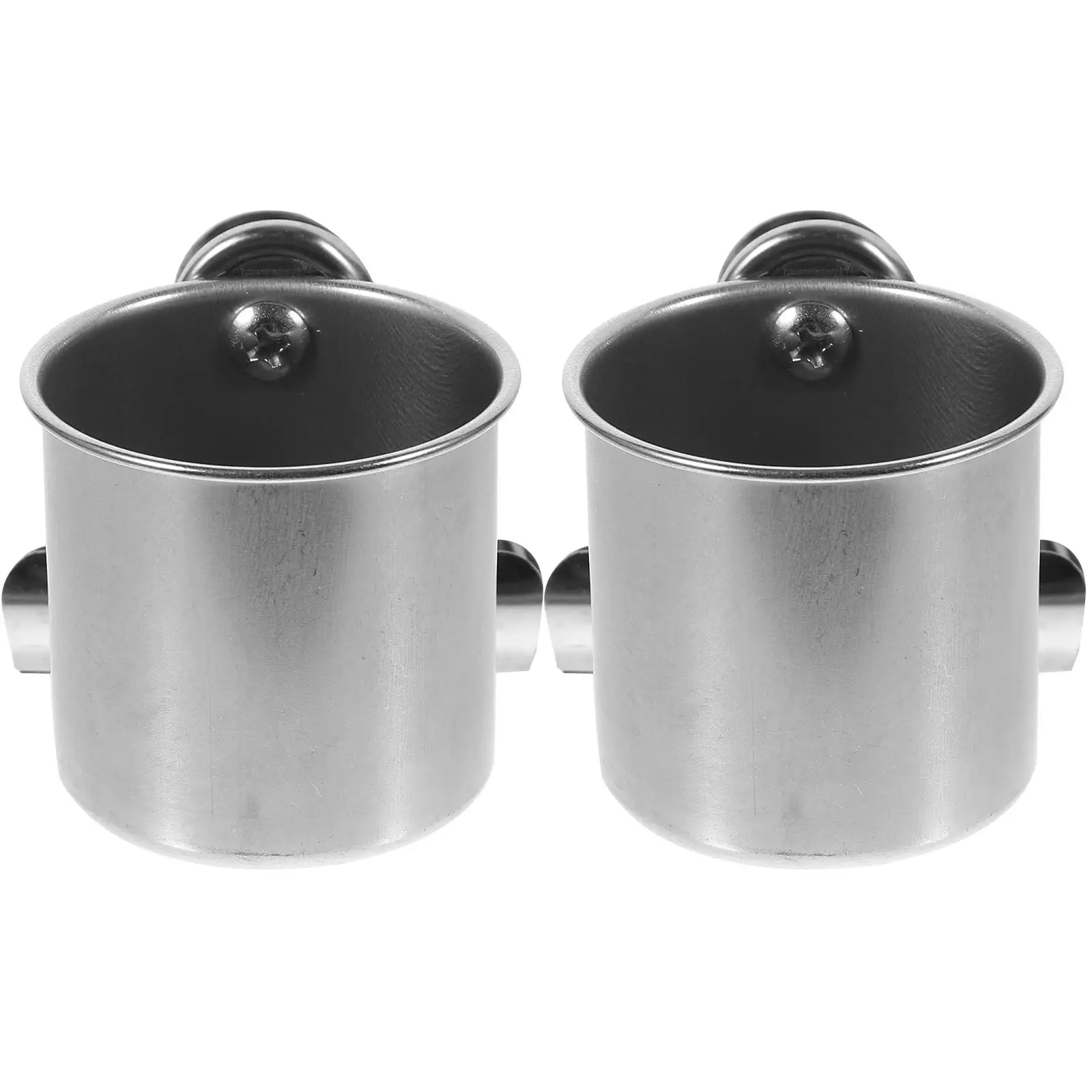 2 Pcs Indoor Stainless Steel Feeder Bird Cage Feeders for Outdoors Hanging Food Bowl
2 Pcs Indoor Stainless Steel Feeder Bird Cage Feeders for Outdoors Hanging Food Bowl