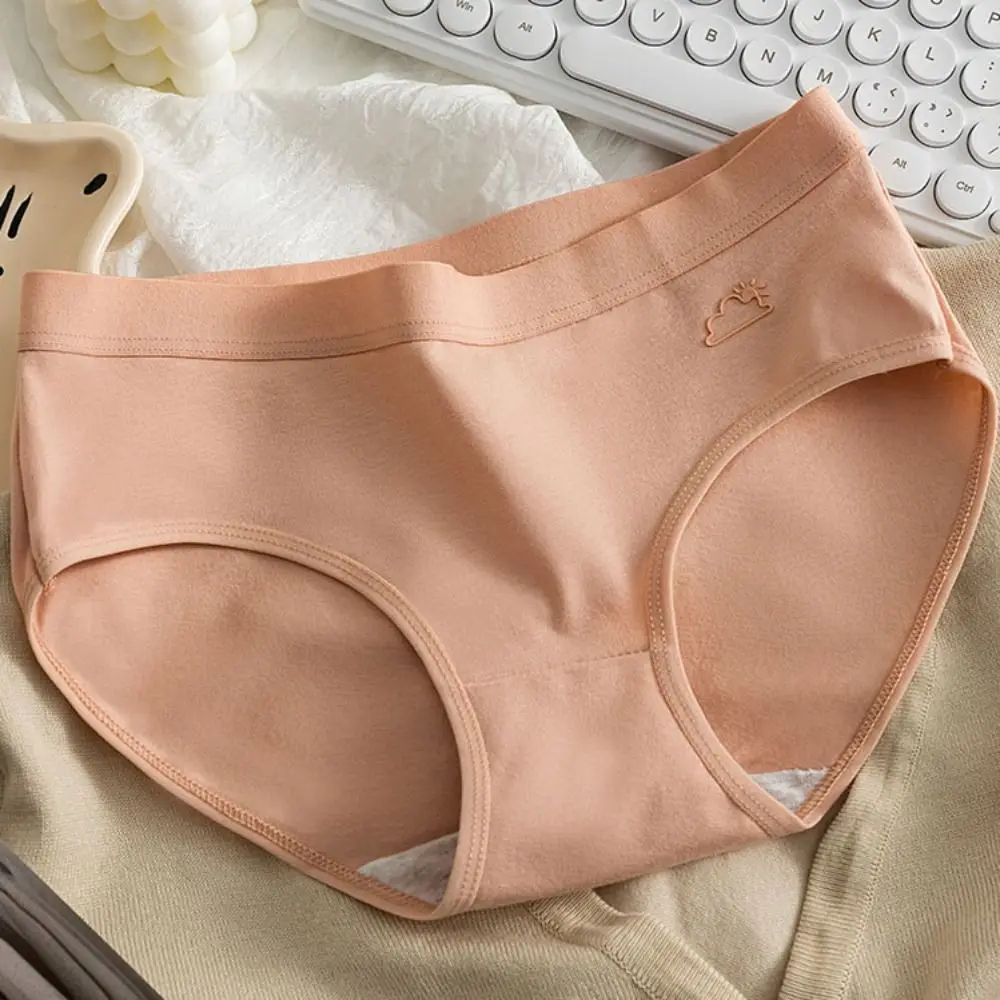 5Pcs Simple Mid Waist Solid Color Panties Cotton Crotch Thin Seamless Briefs Lingerie Weather Pattern Underwear for Women Gifts
5Pcs Simple Mid Waist Solid Color Panties Cotton Crotch Thin Seamless Briefs Lingerie Weather Pattern Underwear for Women Gifts