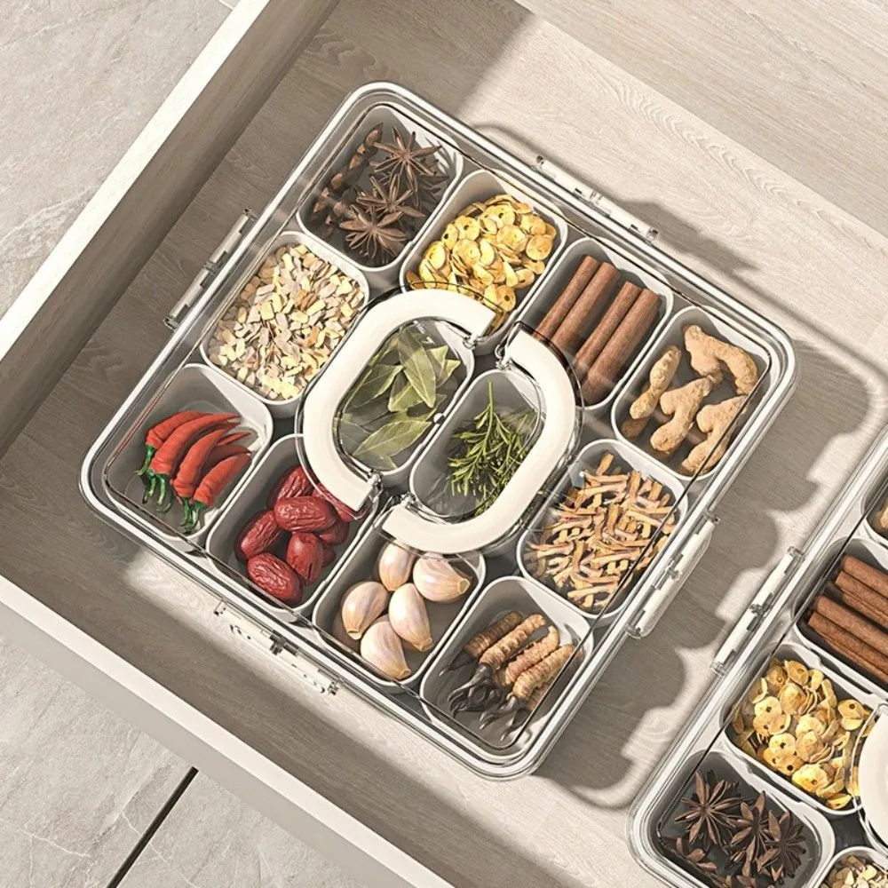 New With Lid Snackle Box With 12 Compartment Portable Spice Container Sealed Fresh-keeping Box Sweets Vegetables Biscuits Nuts
New With Lid Snackle Box With 12 Compartment Portable Spice Container Sealed Fresh-keeping Box Sweets Vegetables Biscuits Nuts