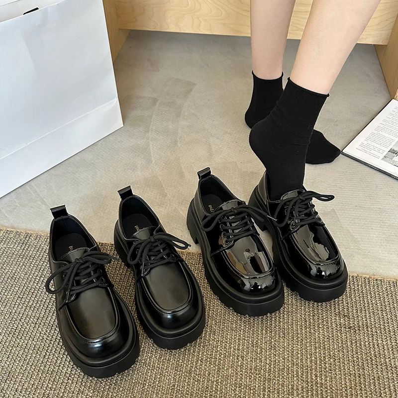 Женские туфли-лоферы Bla Thi Bot на платформе, увеличивающие рост, весна-осень, новинка, в японском стиле JK, в британском стиле
Женские туфли-лоферы Bla Thi Bot на платформе, увеличивающие рост, весна-осень, новинка, в японском стиле JK, в британском стиле