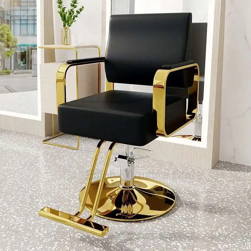 Cosmetic Wheel Hairdressing Barber Chairs Makeup Vintage Aesthetic Barber Chairs Ergonomic Silla Barbero Salon Furniture YX50BC
Cosmetic Wheel Hairdressing Barber Chairs Makeup Vintage Aesthetic Barber Chairs Ergonomic Silla Barbero Salon Furniture YX50BC