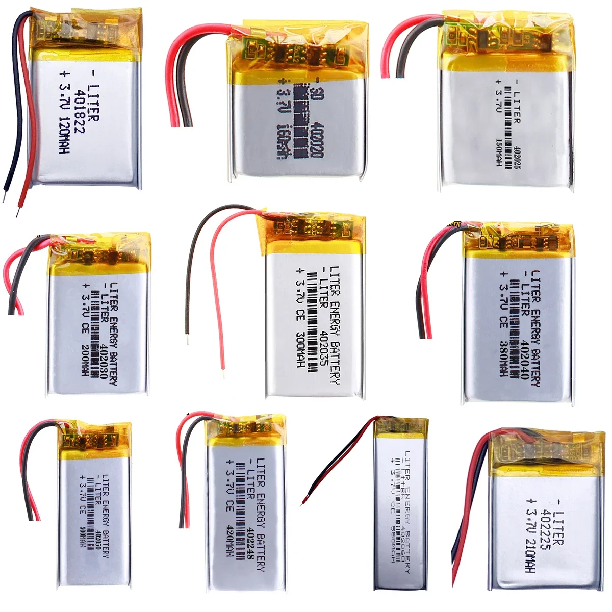 3.7VLipo Rechargeable Polymer lithium Battery for PS4, Humidifiers, GPS Navigation, Bluetooth Speaker, MP3, MP4
3.7VLipo Rechargeable Polymer lithium Battery for PS4, Humidifiers, GPS Navigation, Bluetooth Speaker, MP3, MP4