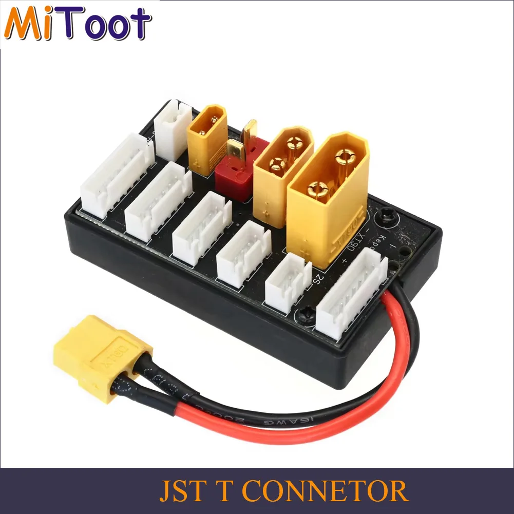XT30 XT60 XT90 JST T Plug 2-6S Parallel Charging Board Lipo Battery Charger Connector for Imax B6 B6AC ISDT Q6 Lite Charger
XT30 XT60 XT90 JST T Plug 2-6S Parallel Charging Board Lipo Battery Charger Connector for Imax B6 B6AC ISDT Q6 Lite Charger