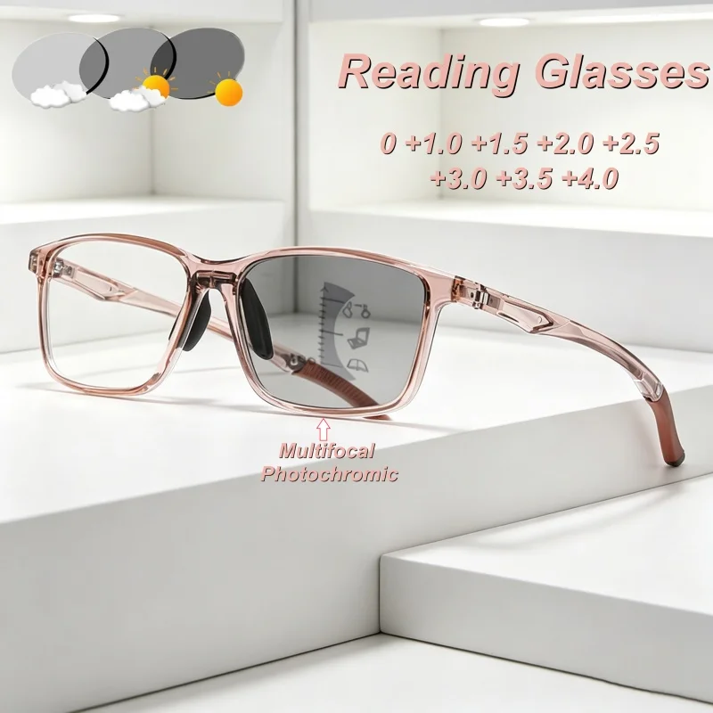 2026 New Fashionable Personalized Multi Focus Photochromic Women's Reading Glasses Sports High Quality Anti Blue Light Glasses
2026 New Fashionable Personalized Multi Focus Photochromic Women's Reading Glasses Sports High Quality Anti Blue Light Glasses