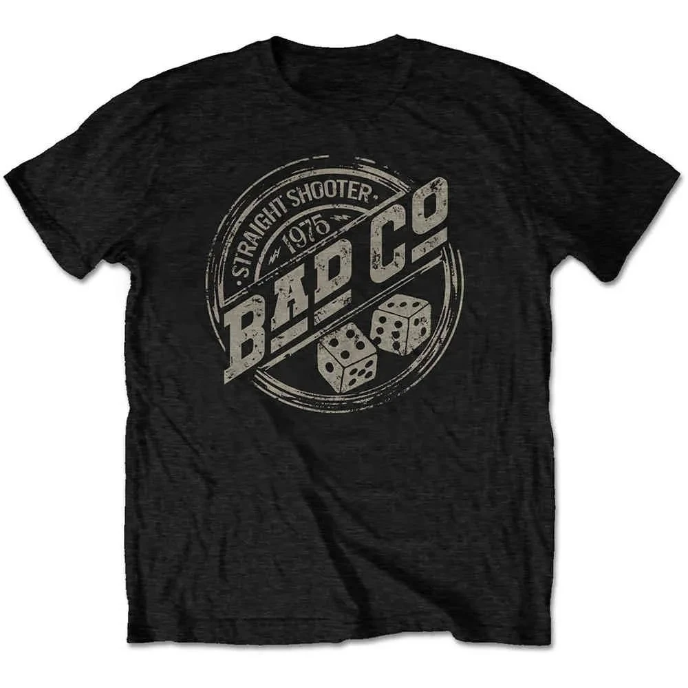 Bad Company Straight Shooter с круглым узором и принтом, летние роскошные брендовые хлопковые мужские и женские футболки с короткими рукавами
Bad Company Straight Shooter с круглым узором и принтом, летние роскошные брендовые хлопковые мужские и женские футболки с короткими рукавами