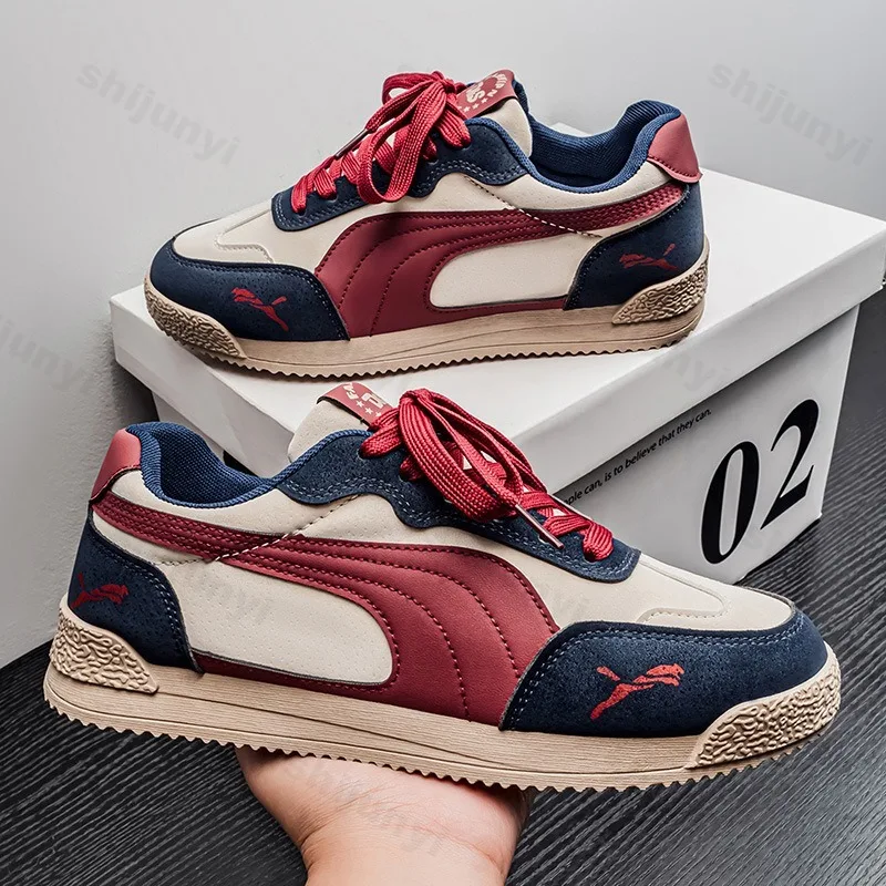 Осенние мужские повседневные кроссовки 2025 года, кроссовки для бега, уличные повседневные кроссовки на платформе, Нескользящая обувь, модная спортивная обувь, размер 39-46 
Осенние мужские повседневные кроссовки 2025 года, кроссовки для бега, уличные повседневные кроссовки на платформе, Нескользящая обувь, модная спортивная обувь, размер 39-46