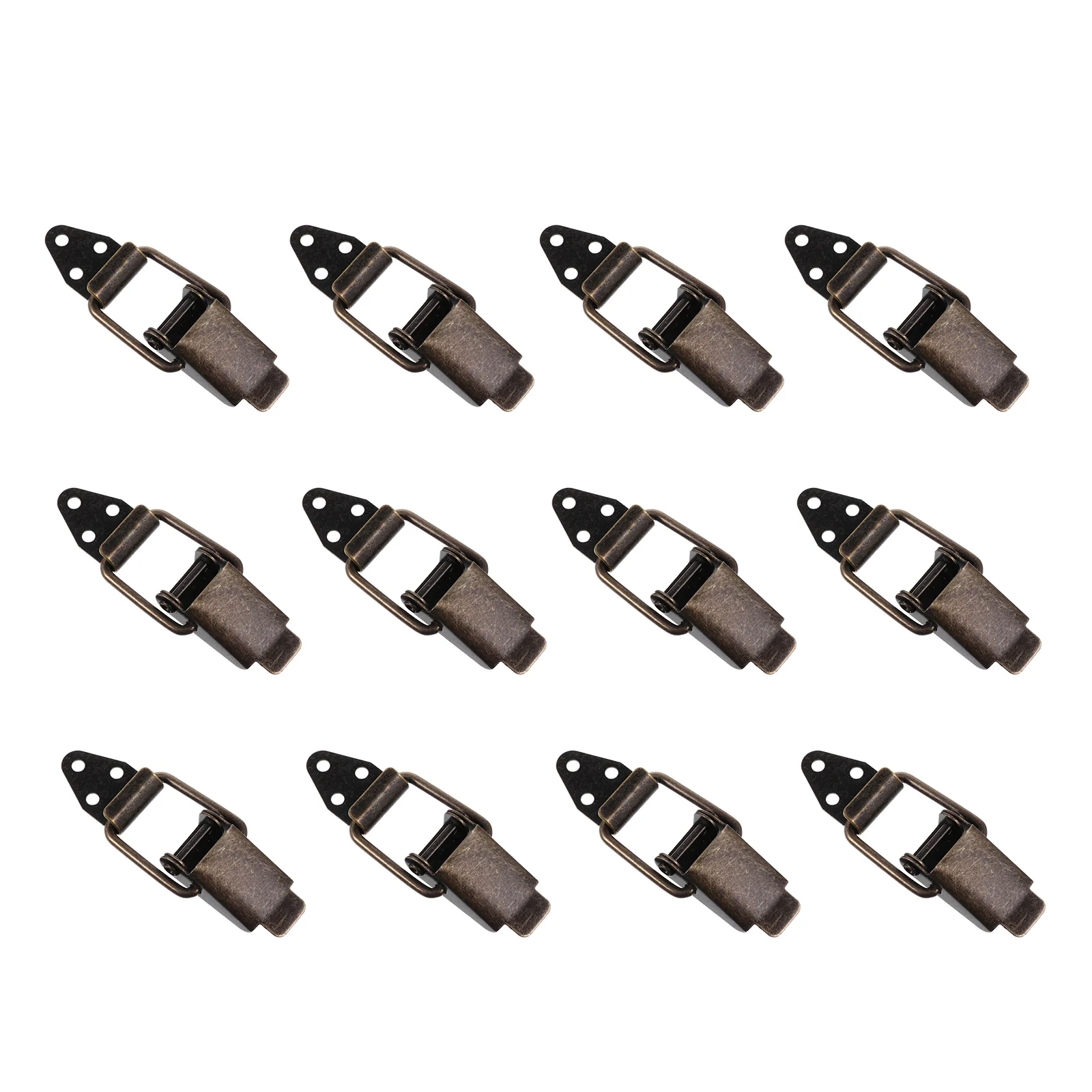 12 Pcs Spring Loaded Toggle Latch Heavy Duty Iron Retro Green Bronze Chests Boxes Jewelry Hasp Clamps Padlock Staples Functional
12 Pcs Spring Loaded Toggle Latch Heavy Duty Iron Retro Green Bronze Chests Boxes Jewelry Hasp Clamps Padlock Staples Functional