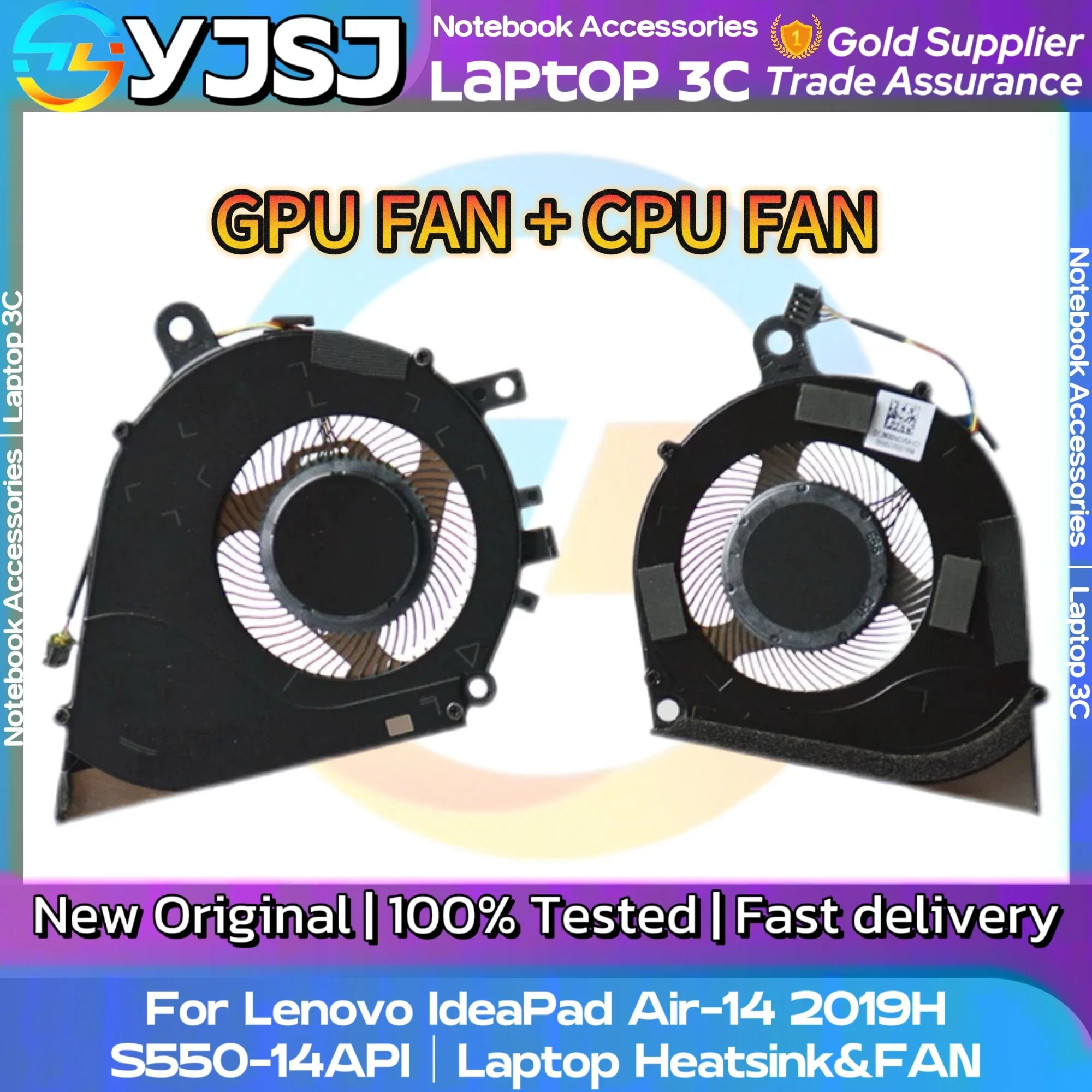 New Original Laptop Cooling Fan For Lenovo IdeaPad Flex 14API Yangtian S550-14API S540-14API 14IML 2019 Air EG50040S1-1C030-S9A
New Original Laptop Cooling Fan For Lenovo IdeaPad Flex 14API Yangtian S550-14API S540-14API 14IML 2019 Air EG50040S1-1C030-S9A