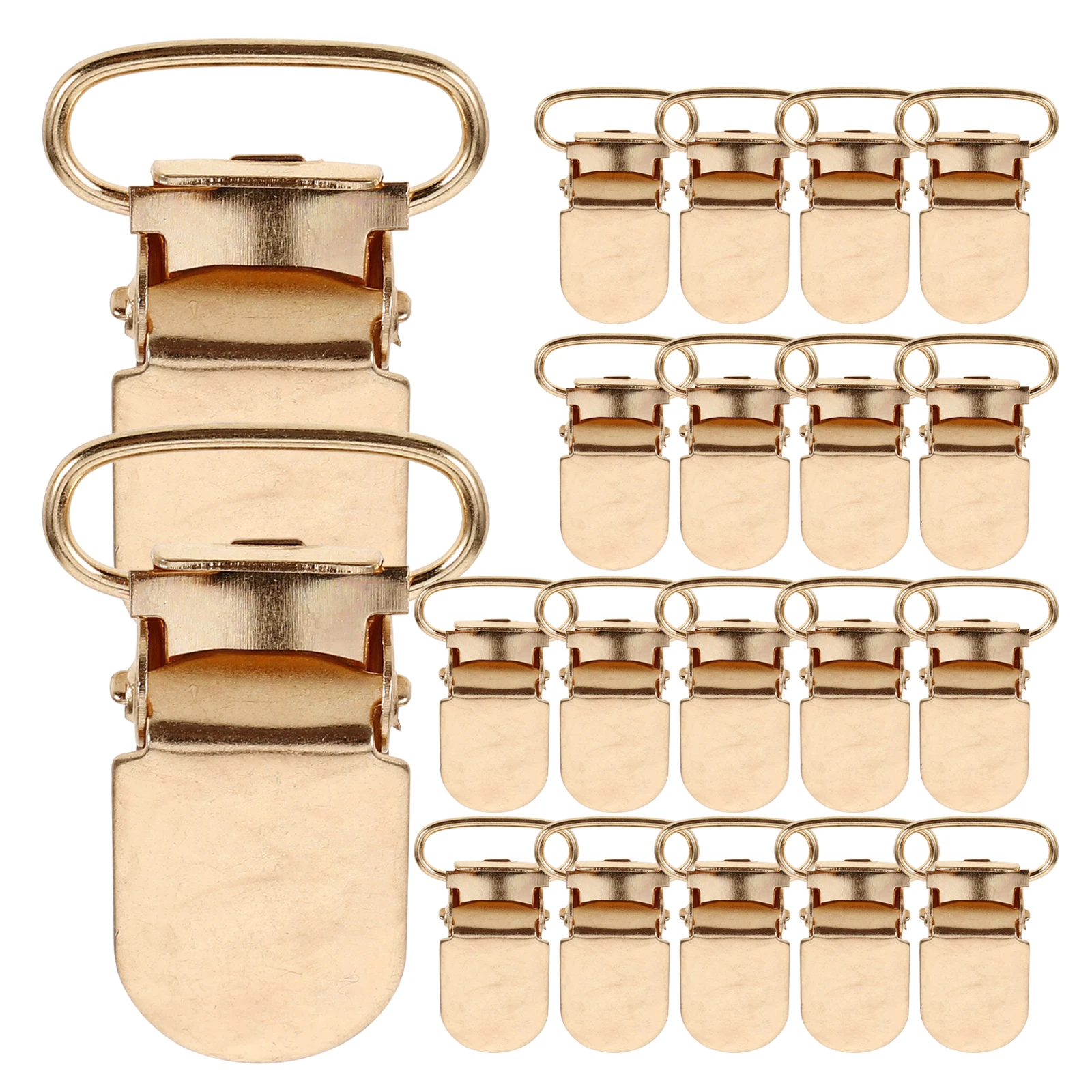 20 Pcs Buckle Adjustable Sock Clamp Women Garter Strap Clip Iron Unisex and Suspender Clips Adjustment
20 Pcs Buckle Adjustable Sock Clamp Women Garter Strap Clip Iron Unisex and Suspender Clips Adjustment