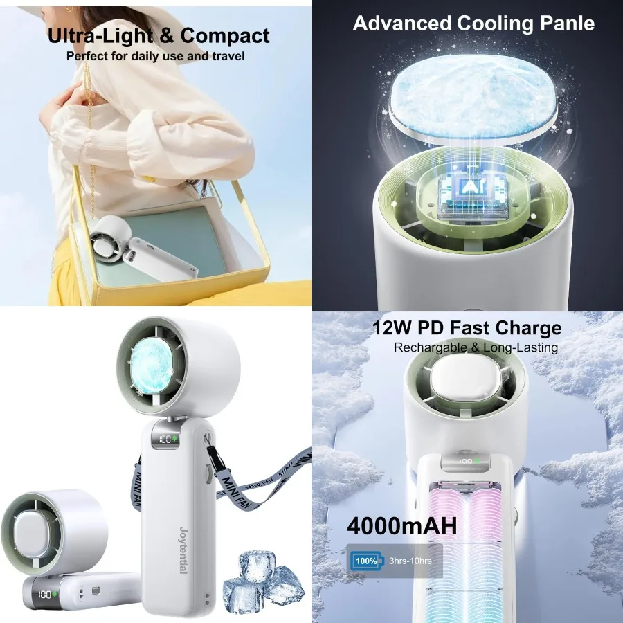 Portable Handheld Fan, Turbo Hand Fan with 1-100 Speed Adjustable USB Rechargeable, Powerful Instant Cooling Personal Mini Fan
Portable Handheld Fan, Turbo Hand Fan with 1-100 Speed Adjustable USB Rechargeable, Powerful Instant Cooling Personal Mini Fan